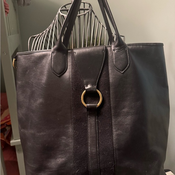 Rare to find - Ralph Lauren purple collection leather and suede equestrian tote - Picture 10 of 10